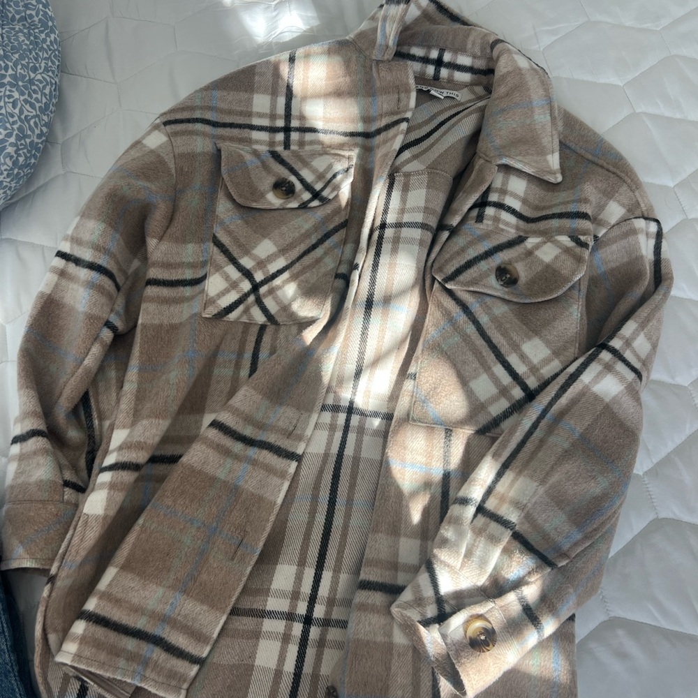 Plaid Tan Jacket